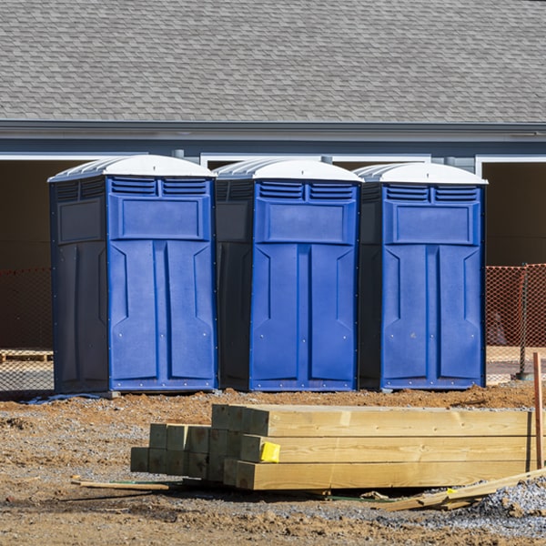 how can i report damages or issues with the porta potties during my rental period in Lancaster OH